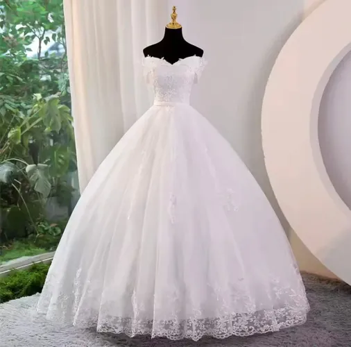 Vestido de Noiva Princesa Rodado 
