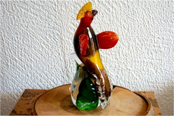 Cacatua de murano 27 cm