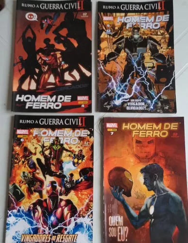 HQ Homem de Ferro Números 04 ao 11