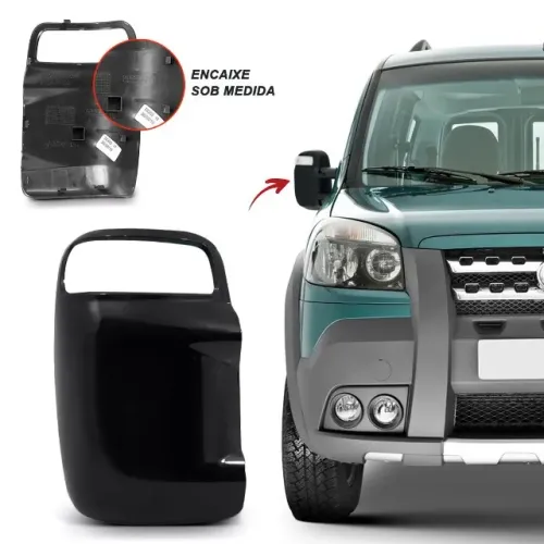 Capa retrovisor Doblo lado direito