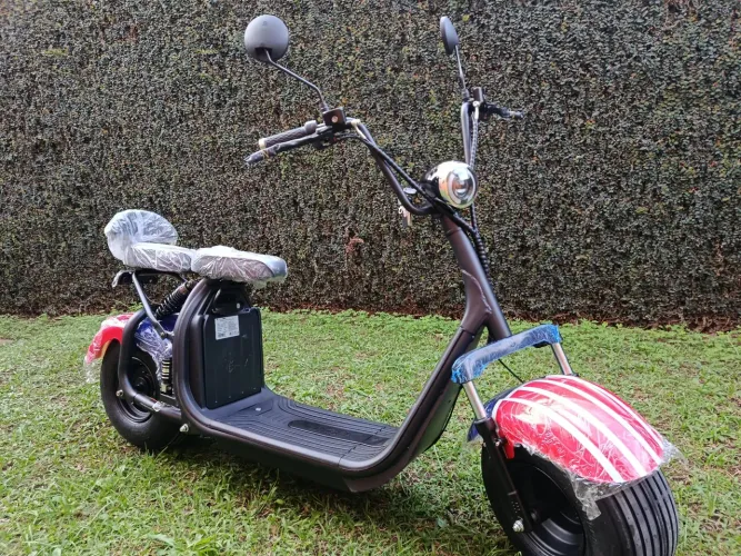 Scooter elétrica estilo Harley