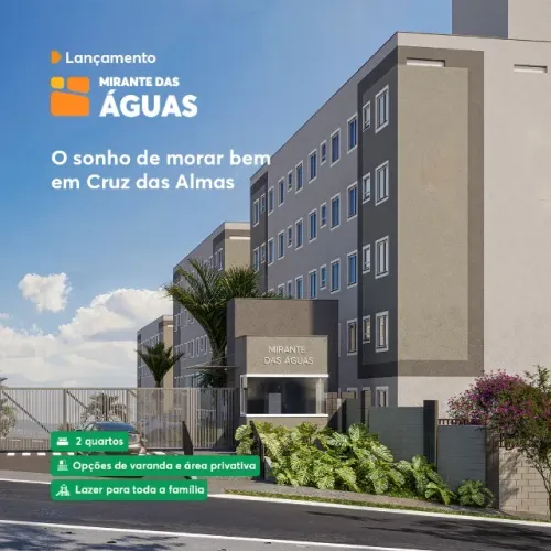 Apartamento 2 Quartos em Cruz das Almas - Mirante das Águas