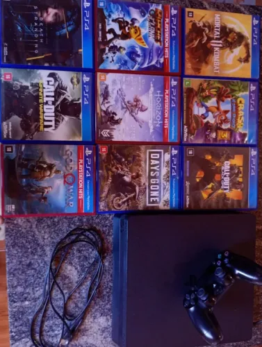 PlayStation 4 com jogos