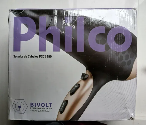 Secador de Cabelo Philco PSC2450 2200W - Bivolt (Novo, na Caixa!)