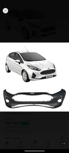 Para-choque New fiesta