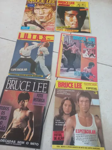 Revistas antigas Bruce Lee 