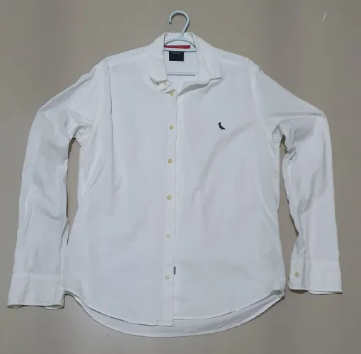 Camiseta Branca Reserva manga comprida