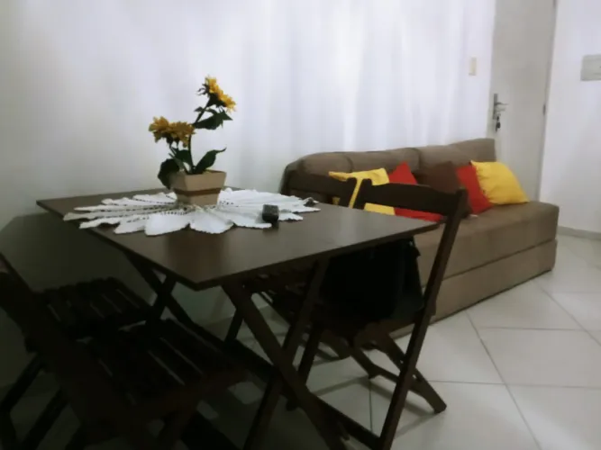 Alugo apartamento mobiliado no condomínio Santana Tower, avenida Fraga Maia