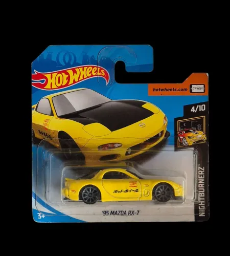 Hot Wheels '95 Mazda RX-7 Nightburnerz 2018