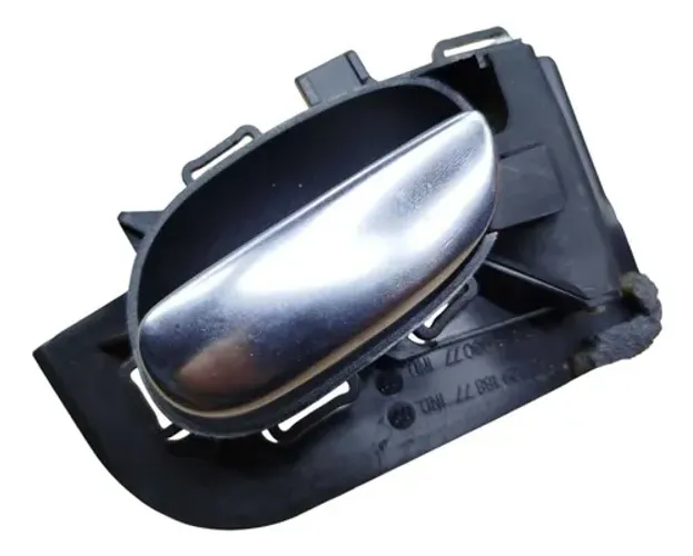 Maçaneta Interna Peugeot 206 207 Direita 2009 2011 2013 2014 Preto Dianteira