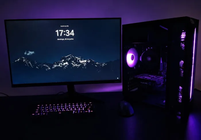 PC Gamer Completo Ryzen + GTX 970 + Monitor Samsung 75Hz