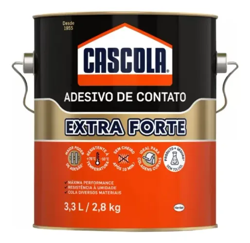 Cola De Contato Cascola Extra Forte 2,8kg Sem Cheiro Secagem 10min