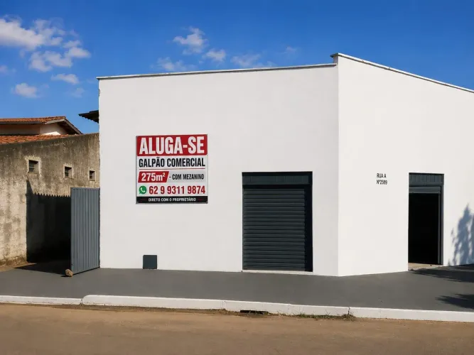 Aluga-se galpão comercial no Forteville