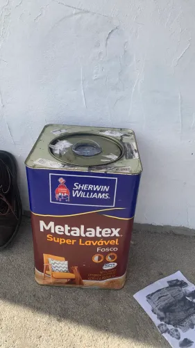 Lata 18 litros Cinza