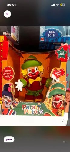 Boneco Musical Patati Patatá Novo