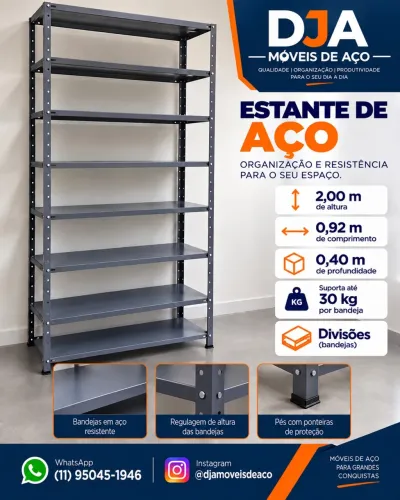 Estante de Aço