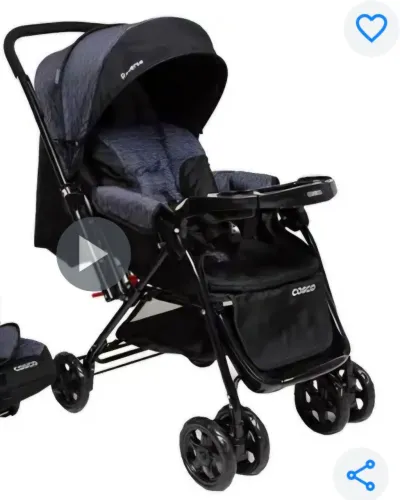 Carrinho de bebe com alça reversível Cosco kids