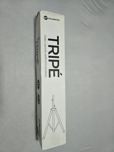 Tripé Suporte Caixas Amplificadoras Goldentec 1,40m - Estado de Novo