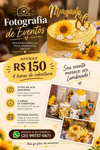 Cobertura e festas e Eventos / Cobertura Fotográfica