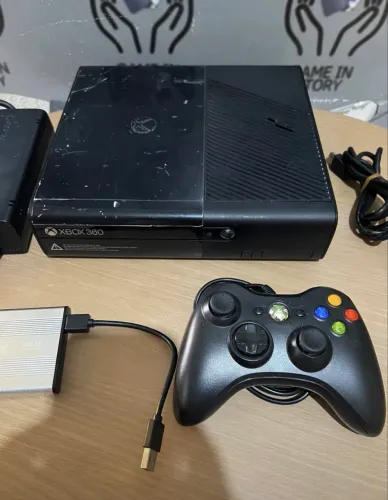 XBOX 360 SLIM, desbloqueado 500GB, controle, jogos completo