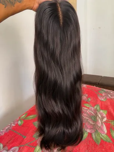 Lace 65 cm lisa ondulada usada 3 vezes !