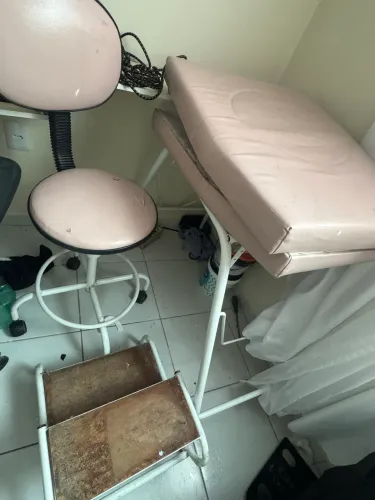 Kit maca com mocho e escada