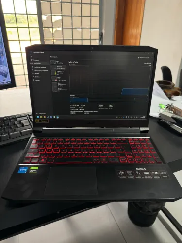 Notebook Acer Nitro5 Gamer i5 11400H GTX 1650 24gb Ram 144hz SSD 500gb 