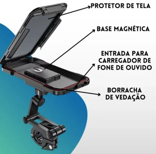 Suporte de celular para moto e bicicleta