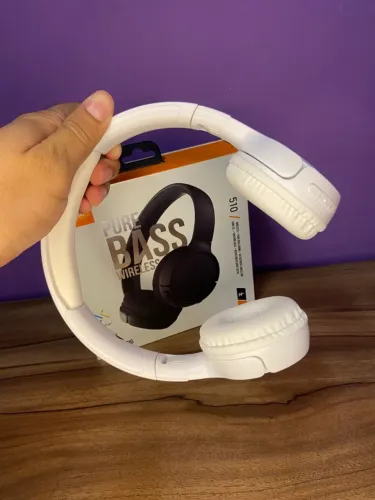 Fone de ouvido jbl Bass tune510 branco an1