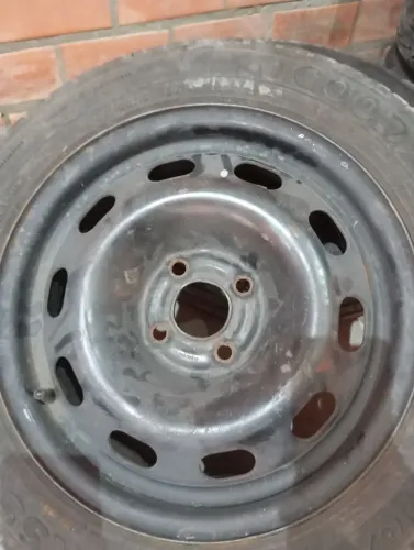 Roda Ferro Aro 14 Volkswagen Gol Voyage Saveiro 4 furo 