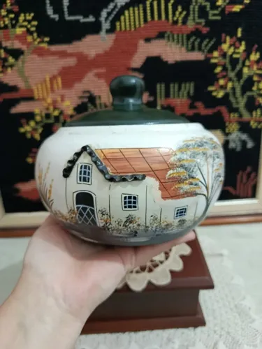 Pote Decorativo / Bomboneira Vintage - RegiLu (Anos 80/90) 