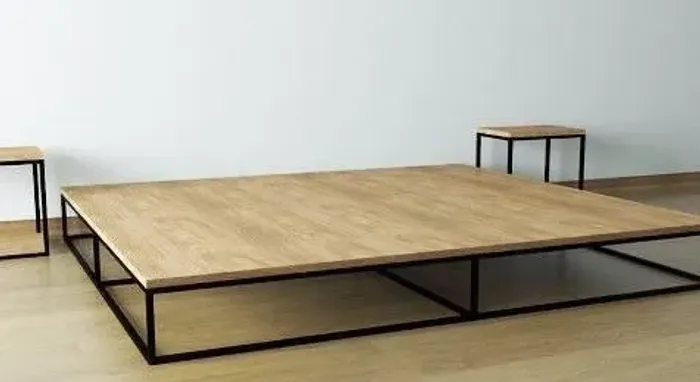 Base cama de metalone criados