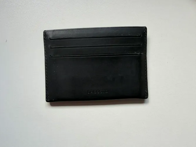 porta cartões lacoste nunca usado
