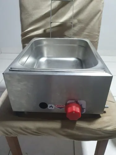 " FRITADEIRA À GÁS, 5 LITROS, CEFAZ, NOVA, INOX V/T!".,