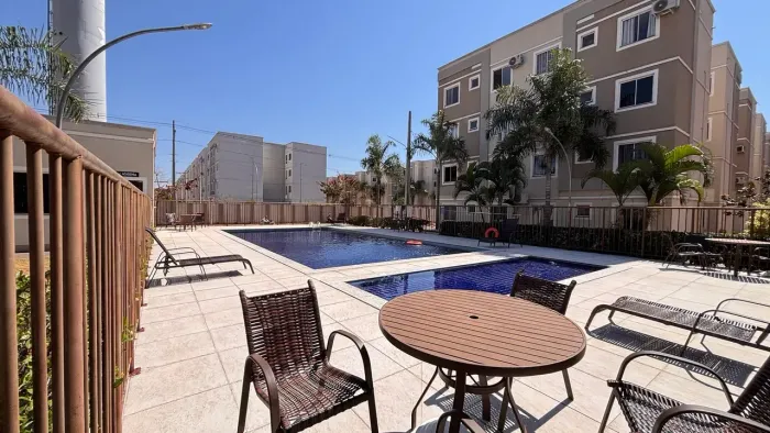 Apartamento próximo a UFMS condomínio fechado