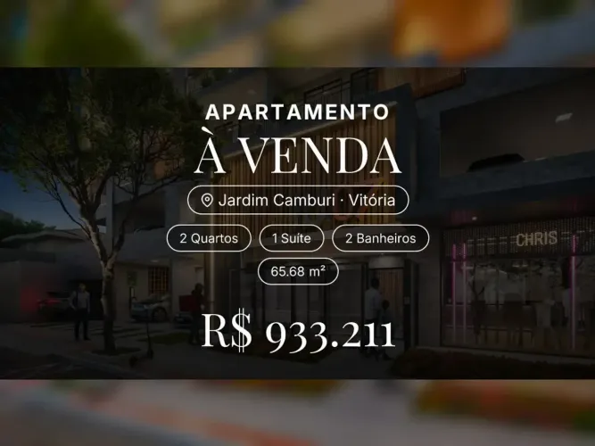 Viva com Estilo em Jardim Camburi: Apartamento 2 Quartos Mobiliado!