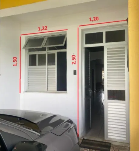 Cunto de Porta e Janelas em  Alumínio