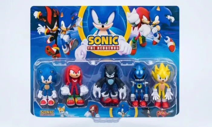 KIT 5 Personagens SONIC (12cm) - R$80