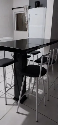 Mesa de mármore 6 banquetas