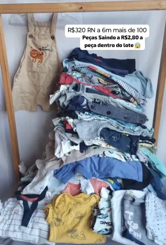 Roupas,mantas, cuero bebê menino descrição na foto Jacaraípe Serra ES envio pelo correio!