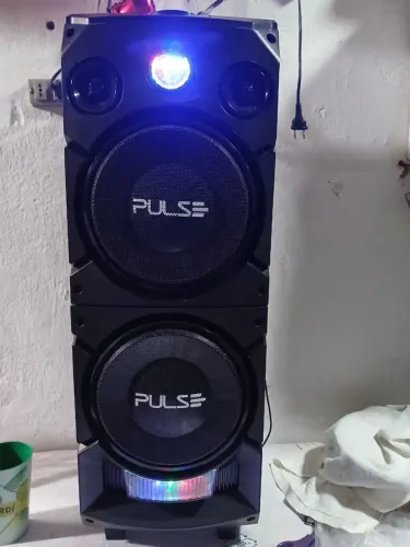Caixa De Som Amplificada Bluetooth Potente Storm Pulse SP509- 1000W RMS