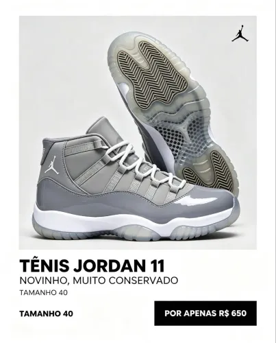 Jordan 11 tamanho 40