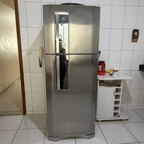 Geladeira Electrolux DF51 Inox Fross Free Duplex 427 litros