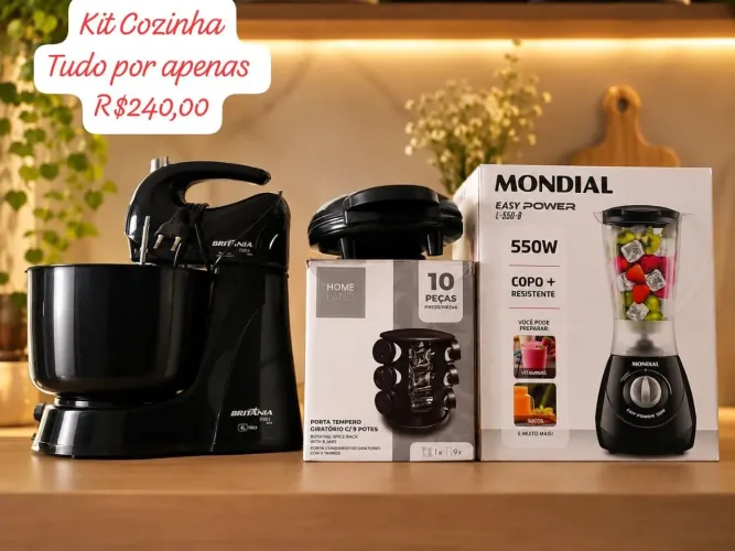 KIT COZINHA, PRA SAIR HOJE!