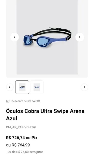 Oculos de Natacao arena