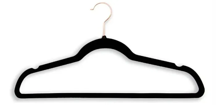 Kit de 7 cabides de Veludo Premium