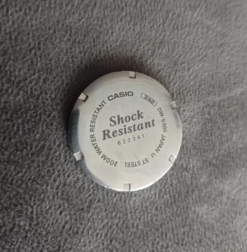 Tampa relógio Casio G-Shock 5000 do ano 1983