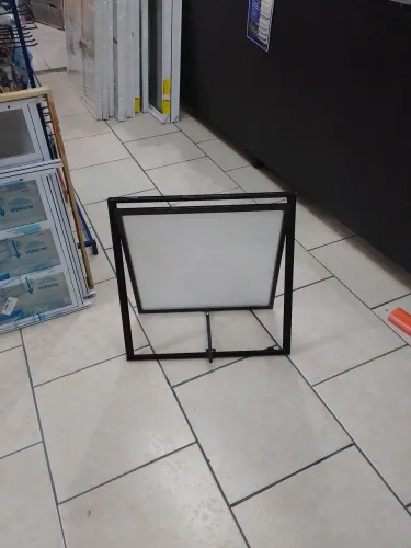 Basculante maxim-ar 60x60 perfil preto vidro mineboreal 