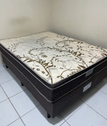 CAMA BOX CASAL NOVA + NOTA FISCAL