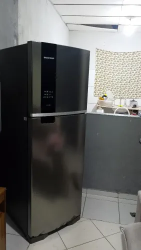 Geladeira Brastemp aço inox
